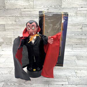 Gemmy Ind. Animated Freestanding Halloween Factory 11" Dracula Figure